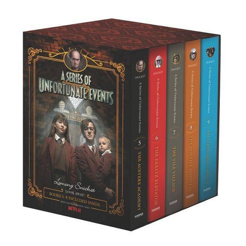 A Series Of Unfortunate Events #5-9 Netflix Tie-in Box Set - (a