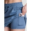 RBX Active Women's Long Length Active Skirt with Built In Shorts, Quick Drying Skort for Workouts, Sports and Travel - 2 of 4