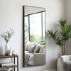 Wooakway Metal Bathroom/Vanity Mirror Modern Accent Mirror for Living Room Bathroom Bedroom Entryway Black/Gold/Silver - 2 of 4