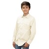 Gioberti Boy's Casual Western Solid Long Sleeve Shirt With Pearl Snaps - 2 of 3