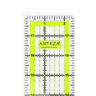 Arteza Acrylic Quilter's Ruler, 2.5"x18" (ARTZ-8129)