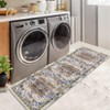 Vintage Area Rugs for Living Room, Oriental Medallion Rugs for Bedroom, Non-Slip Stain Resistant Soft Throw Rug Carpet - 2 of 4