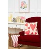 C&F Home 18"x 18" Valentine's Day Hearts Printed Accent Throw Pillow - 3 of 4