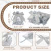 Unique Bargains Drawstring Jewelry Candy Candle Wrap Organza Bow Gift Bags 20 Pcs - 2 of 4