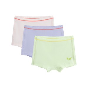 Girls' Boxer Brief Super Soft Underwear (3 Pack) - 1 of 4