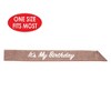 Beistle It's My Birthday Glittered Sash, 32.5" x 3.5", (2/Pkg) Multicolored - 4 of 4