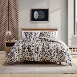 Kenneth Cole Abstract Leopard 3-Pc Full/Queen Comforter Set