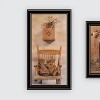 2- Piece Vignette Friends and Pumpkins Black Framed Wall Art for Living Room, Bedroom Wall Art Print for Home Decor by Billy Jacobs - 4 of 4