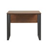 510 Design Carlyle Desk Dark Brown: Industrial Style, 38" Work Surface, Metal Frame, MDF Top - 2 of 4