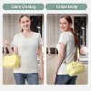 MaseiKar Small Gym Bag 9 inch, Mini Duffle Bag with Adjustable Strap, Lightweight Carry On Sport Bag for Women Girls (Light Yellow) - 4 of 4