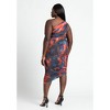 ELOQUII Ruched One Shoulder Dress - 3 of 4