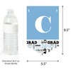 Big Dot of Happiness Light Blue Graduation Bunting Banner - Party Decorations - Congrats Grad 2026 - 3 of 4