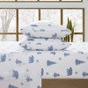 Winter Bears Printed Extra Deep Pocket Flannel Sheet Set by Sweet Home Collection® - 2 of 4