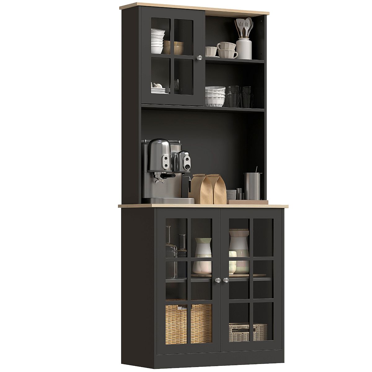 GARVEE Kitchen Buffet/Hutch Cabinet - PHK_356CP7WD