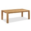 Poly & Bark Festa Extension Dining Table Oak: Solid American Wild Oak, Seats 12, Adult Assembly - 3 of 4