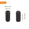 Unique Bargains PVC Non-Slip Noise Reduction Non-Marking Furniture Chair Leg Caps - 2 of 4