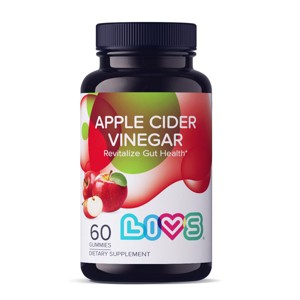 Supports Weight Loss Apple Cider Vinegar Gummies With Natural Taste Of Apple | For Gut Health, Aids Digestion |  Vegan, Non-GMO, Gluten-Free - 60ct - 1 of 4
