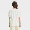 Girls' Short Sleeve Graceful Dead Graphic T-Shirt - art class™ Cream - 3 of 4