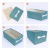 REGALWOVEN Fabric Collapsible Storage Bins with Handles 2 Pcs - 3 of 4