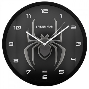 Spider-Man Monochrome Logo 12" Analog Wall Clock - 1 of 2