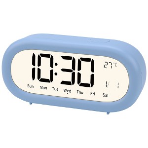 REGALWOVEN Battery Powered Loud Alarm Clock for Heavy Sleepers  5.9"L x 1.77"W x 2.75"H 1 Pc - 1 of 4