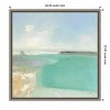 Amanti Art Summer Coastline by Julia Purinton Canvas Wall Art Print Framed 22 x 22-in. - 4 of 4