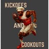 Kickoffs & Cookouts American Football Adult Crew Neck Short Sleeve Tee - 2 of 2