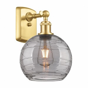 Athens Deco Swirl - 1 Light Wall Sconce In Industrial Style-13 Inches Tall and 8 Inches Wide - 1 of 1