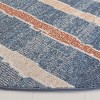 Blair Washable BLR222 Power Loomed Machine Washable Area Rug - Blue/Multi - 6'7" Round - Safavieh. - image 3 of 4