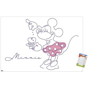 Trends International Disney Simple Moments Line Art - Minnie Mouse Unframed Wall Poster Prints - 1 of 4