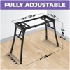 Refurbished Liquid Stands Collapsible Piano Keyboard Stand - Adjustable and Portable Heavy Duty Music Stand - Fits 54-88 Key Musical Keyboard Table - 2 of 4