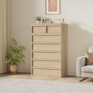 7-Drawer Chest with Wooden Handles (PB) - 1 of 2