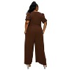 L I V D Women's Iris Surplice Belted Pocket Jumpsuit - 3 of 3