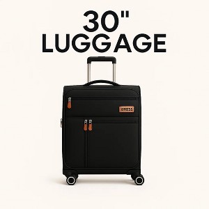 NEW YORK XPRESS XJ-1901 Softside Spinner Luggage – Lightweight, Durable & Sleek Travel Companion (20" 26" 30") - 1 of 4