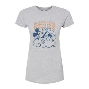 Women's - Disney - Head In The Stars Juniors Fitted Graphic T-Shirt - 1 of 3