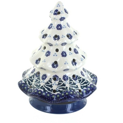 Blue Rose Polish Pottery C012 Manufaktura Tree Luminary