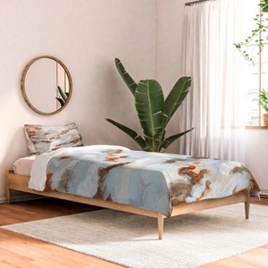 Deny Designs Twin/Twin Extra Long Laura Fedorowicz Clouds Dance Comforter and Pillow Shams: Abstract Design, Year-Round Fabric, Machine Washable - 1 of 3