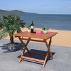 Kresler Folding Table - Indoor/Outdoor - PAT7058 - Natural - Safavieh - 3 of 4