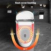 Vipbear Modern integrated toilet, manual lid opening, with heated toilet seat and foot-sensing flushing - 3 of 4
