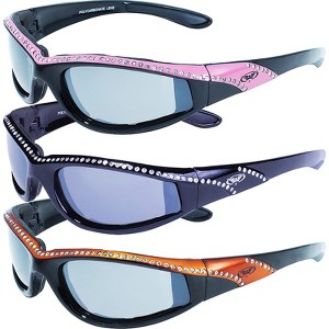 3 Pairs of Global Vision Eyewear Marilyn 11 Safety Motorcycle Glasses - 1 of 4