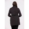 Women's Classic Slumber Satin Trim Robe - The Royal Standard - 3 of 4