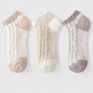 Anna-Kaci Women's 3-Pair Ultra-Soft Fuzzy Ankle Socks with Cozy Textured Design US 5–10 - 1 of 4