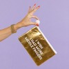 Totalee Gift More Middle Fingers Gold Cosmetic Bag Polyester Gold - 2 of 2