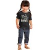 Halloween I Can Feel It In My Bones Toddler Baby Graphic T Shirt Brisco Brands - 4 of 4
