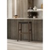 Maven Lane Emerson Rustic Backless Vegan Leather Bar Height Bar Stool - 2 of 4