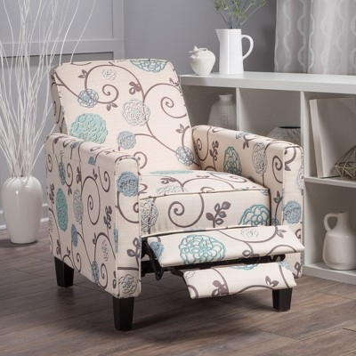 Push Back Recliner Chair with Plush Padding