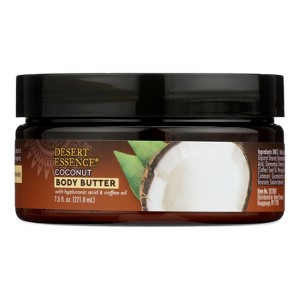 Desert Essence Coconut Body Butter - 7.5 fz - 1 of 4