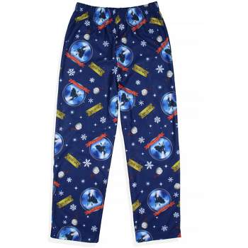 Polar Express Boys' Christmas Movie Believe Train Pajama Sleep Pants Blue