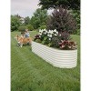 Steel Raised Garden Bed Kit - Rust-Proof Open Base Design, Tool-Free Assembly, 1.5-2Ft Deep Planter Box for Vegetables, Herbs, Flowers - 2 of 4