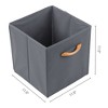 REGALWOVEN Premium Material Collapsible Design Spacious Capacity Versatile Use Storage Bin 11*11*11in 3 Pcs - 4 of 4